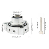 Pressure Relief Valve Adapter Base Aluminum Alloy for BMW MINI R56 R57 N14